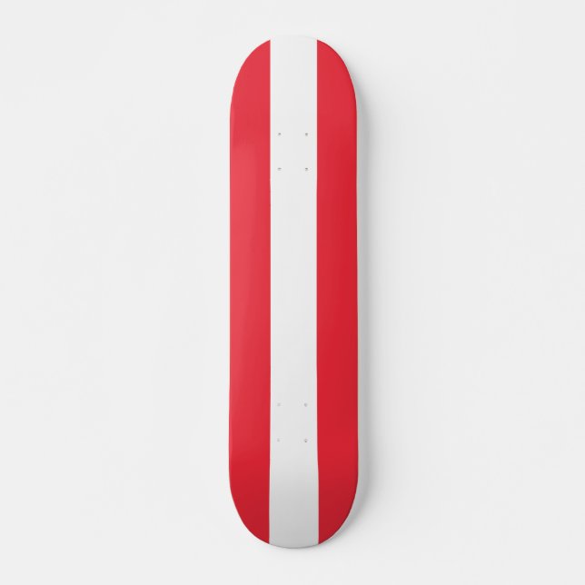 Patriotic Austrian Flag Skateboard (Front)