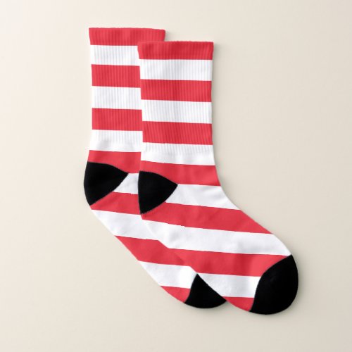 Patriotic Austrian Flag Socks