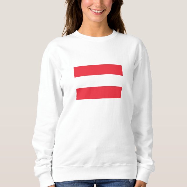 Patriotic Austrian Flag Sweatshirt (Front)