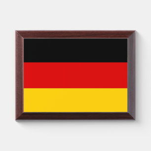 Patriotic award plaque with flag of Germany