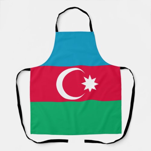 Patriotic Azerbaijan Flag Apron