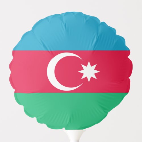 Patriotic Azerbaijan Flag Balloon