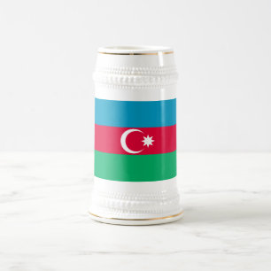 Patriotic Azerbaijan Flag Beer Stein