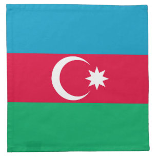 Patriotic Azerbaijan Flag Cloth Napkin
