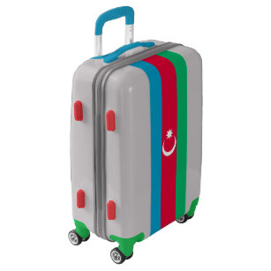 Patriotic Azerbaijan Flag Luggage