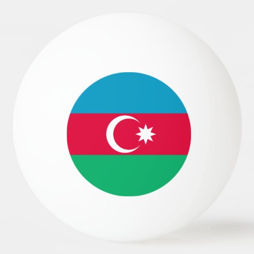 Patriotic Azerbaijan Flag Ping Pong Ball