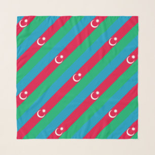 Patriotic Azerbaijan Flag Scarf