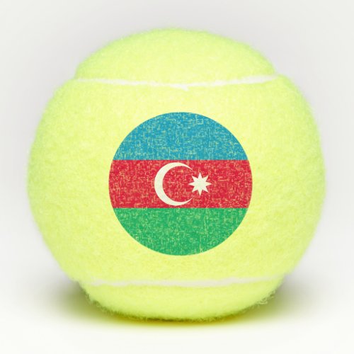 Patriotic Azerbaijan Flag Tennis Balls