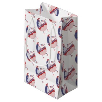 Patriotic Baby Carriage Small Gift Bag by xgdesignsnyc at Zazzle