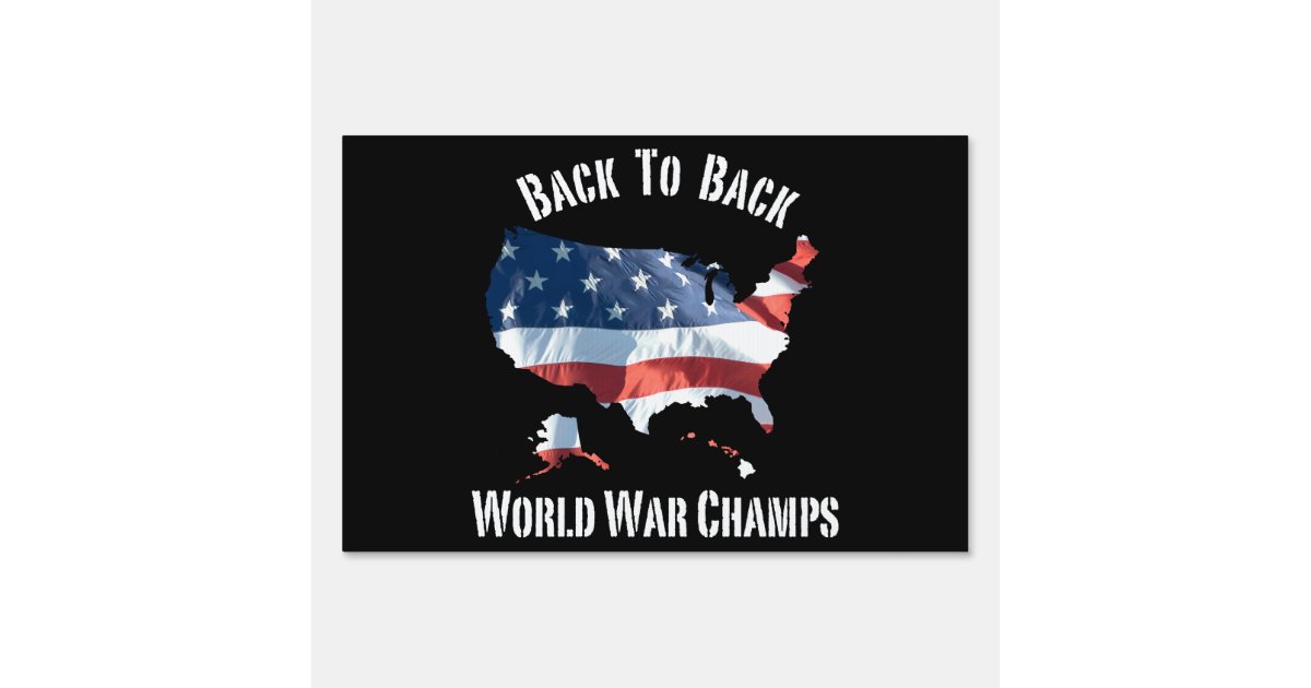 Back-To-Back World War Champs