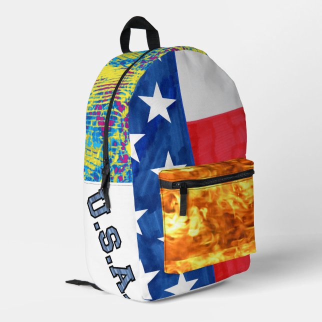 Patriotic Backpack (Back Corner Left)