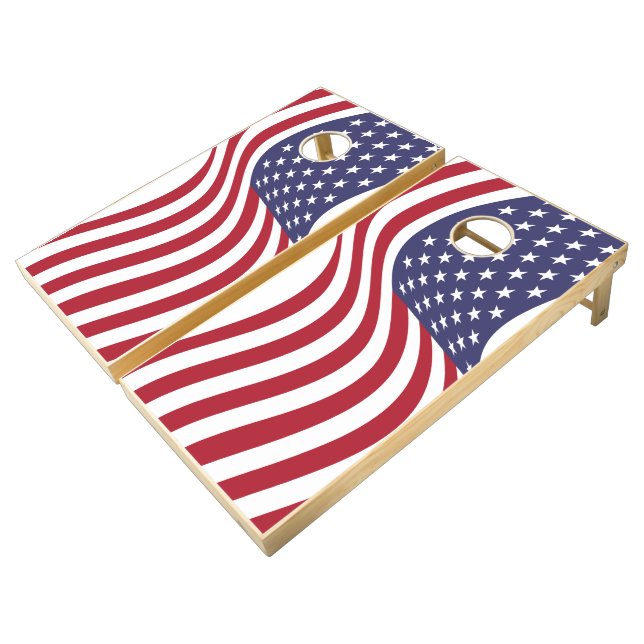 Patriotic Bag Toss Game (Angled)