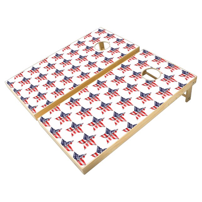 Patriotic Bag Toss Game (Angled)