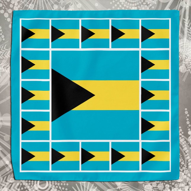 Patriotic Bahamas Flag Bandana, fashion Bahamas Bandana (Creator Uploaded)