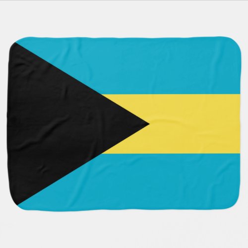 Patriotic Bahamian Flag Baby Blanket