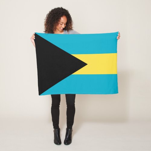 Patriotic Bahamian Flag Fleece Blanket