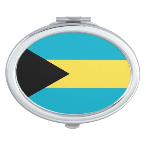 Patriotic Bahamian Flag Makeup Mirror
