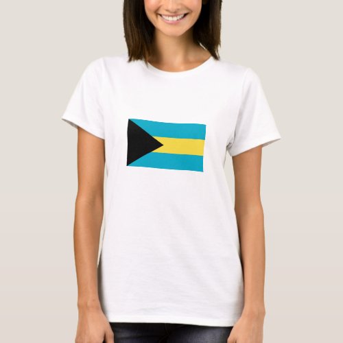 Patriotic Bahamian Flag T_Shirt