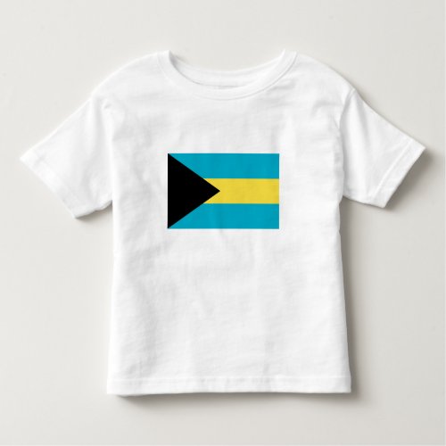 Patriotic Bahamian Flag Toddler T_shirt