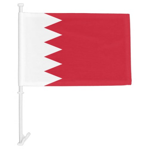 Patriotic Bahrain Car Flag