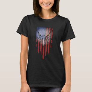 Patriotic Bald Eagle 4th Of July Men USA American T-Shirt