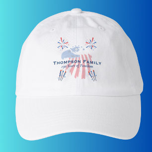 Patriotic Bald Eagle America 250th 4th of July Hat