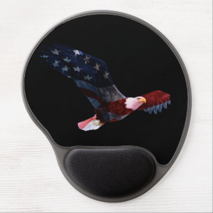 Patriotic Bald Eagle Mousepad