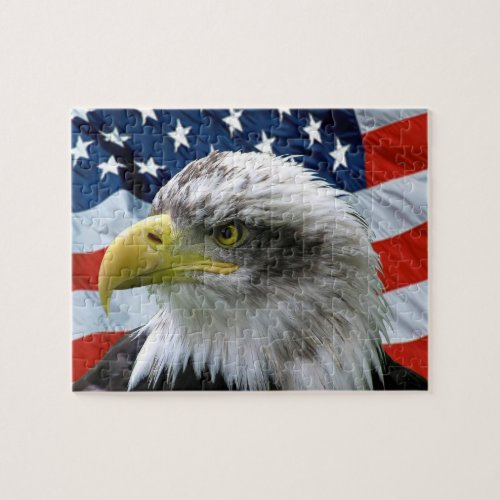 Patriotic Bald Eagle Puzzle