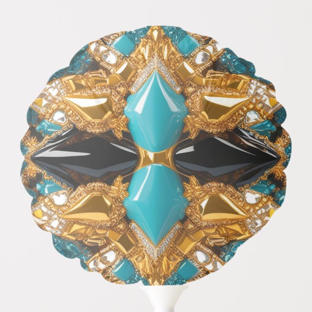 Patriotic balloon with Bahamas Colors (Front)