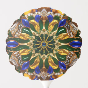 Patriotic balloon with Brazil Colors