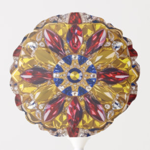 Patriotic balloon with Colombia Colors