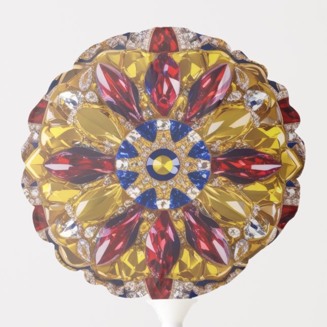 Patriotic balloon with Colombia Colors (Front)