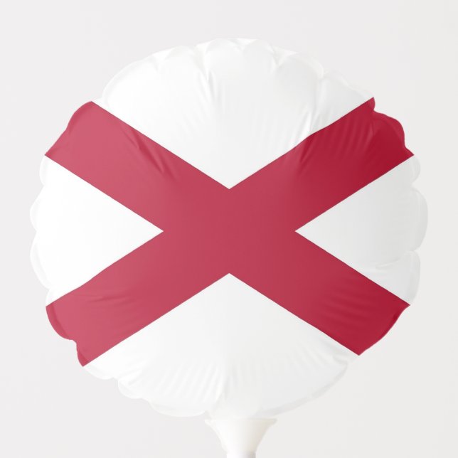 Patriotic balloon with flag of Alabama, USA (Front)