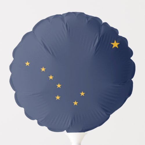 Patriotic balloon with flag of Alaska USA