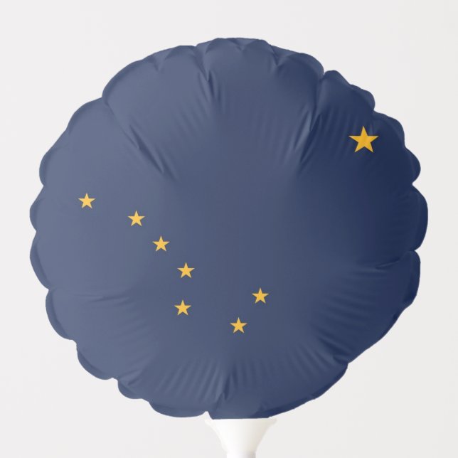 Patriotic balloon with flag of Alaska, USA (Front)