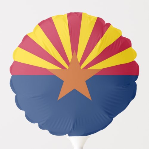 Patriotic balloon with flag of Arizona USA