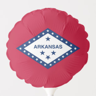 Patriotic balloon with flag of Arkansas, USA