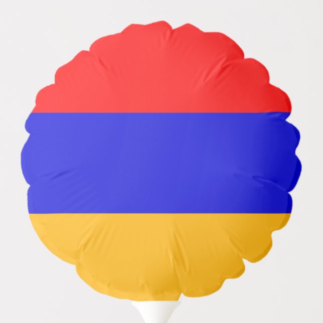 Patriotic balloon with flag of Armenia (Back)