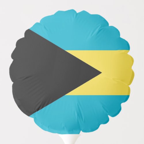 Patriotic balloon with flag of Bahamas