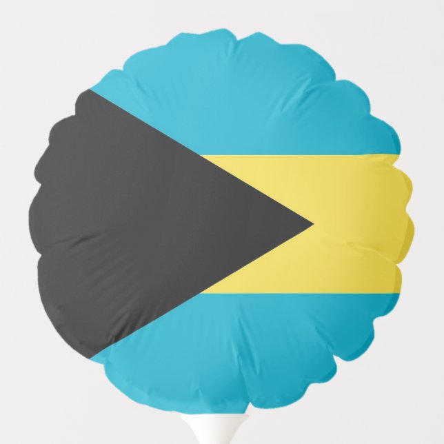 Patriotic balloon with flag of Bahamas (Back)