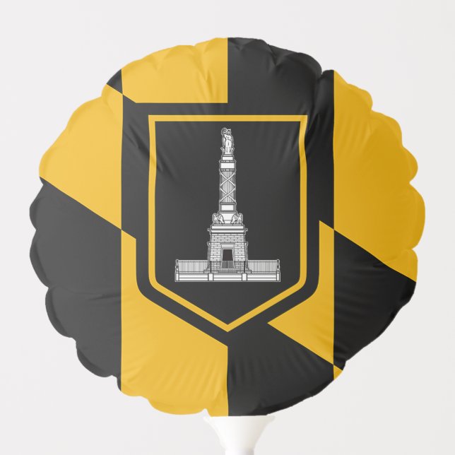 Patriotic balloon with flag of Baltimore, USA (Front)