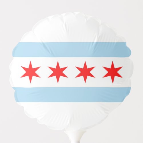 Patriotic balloon with flag of Chicago City USA