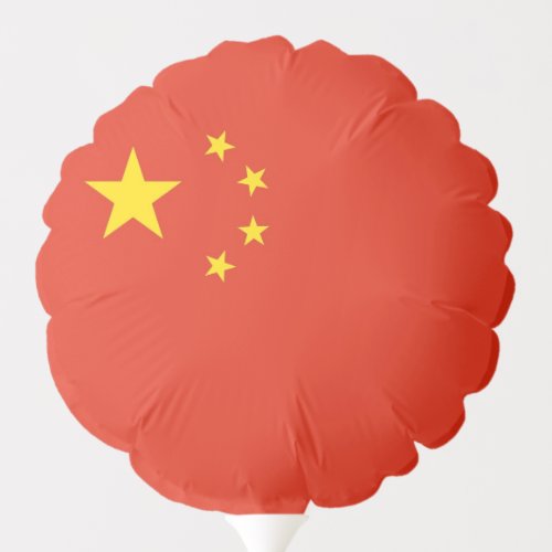 Patriotic balloon with flag of China