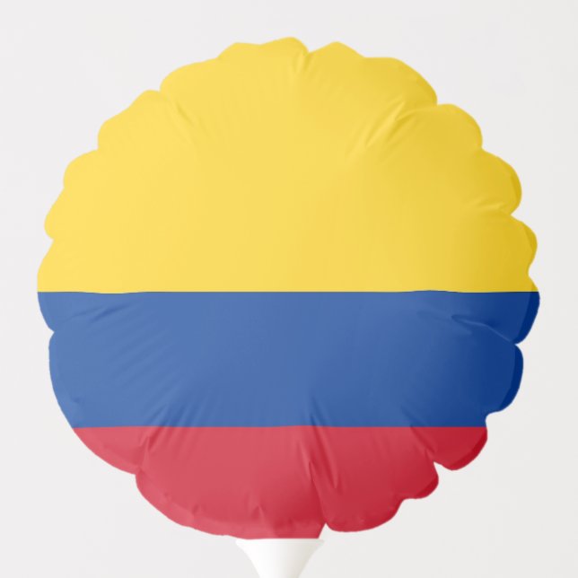 Patriotic balloon with flag of Colombia (Back)