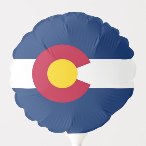 Patriotic balloon with flag of Colorado USA