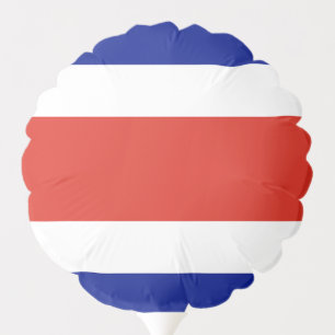 Patriotic balloon with flag of Costa Rica