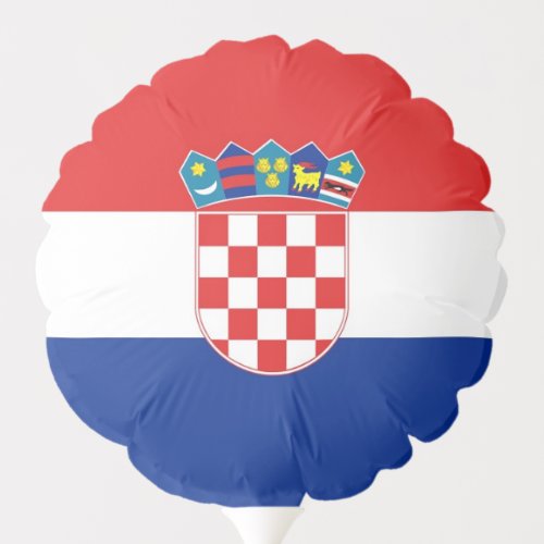 Patriotic balloon with flag of Croatia