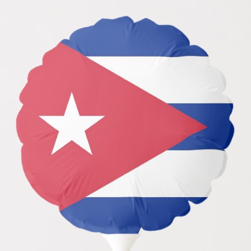 Patriotic balloon with flag of Cuba