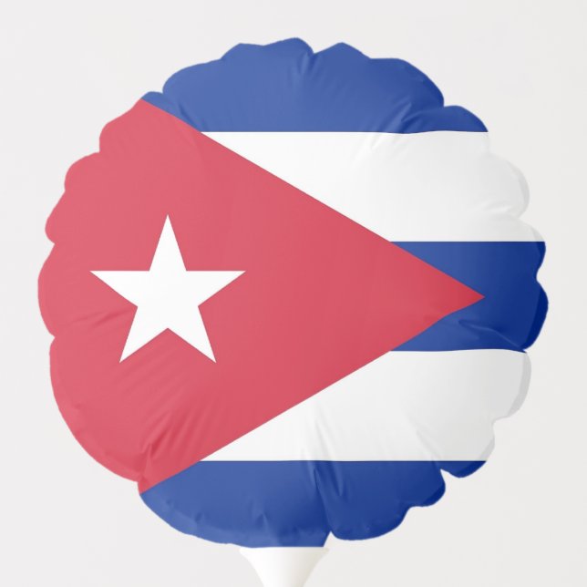 Patriotic balloon with flag of Cuba (Back)