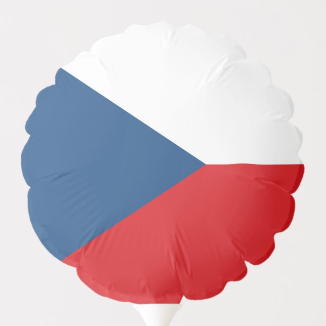 Patriotic balloon with flag of Czech Republic (Back)